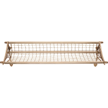 Luggage Rack NSWR Polished Brass H240xL725xP200mm in Polished Brass