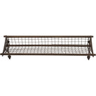 Luggage Rack NSWR Antique Brass H240xL725xP200mm in Antique Brass