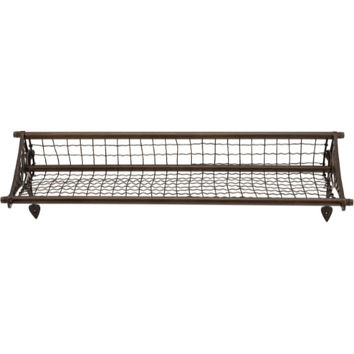 Luggage Rack NSWR Antique Brass H240xL725xP200mm in Antique Brass