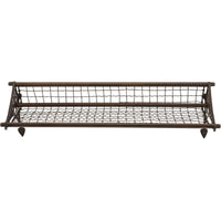 Luggage Rack NSWR Antique Brass H240xL725xP200mm in Antique Brass