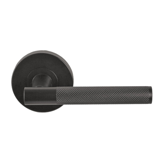 Domici knurledPassage setBox packNo latchGG in Graphite Grey