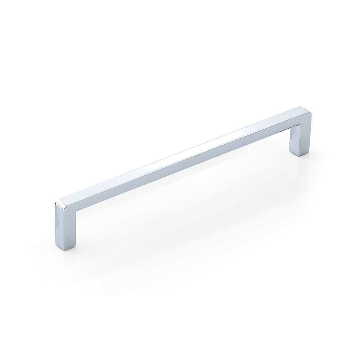 Momo MILANO cabinet pull handle in brushed gold finish, showcasing sleek modern design for furniture and cabinetry.