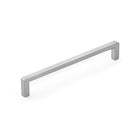 Momo MILANO cabinet pull handle in dark bronze finish, sleek metal design for kitchen or bathroom cabinetry.