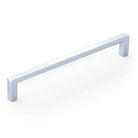 Momo MILANO cabinet pull handle in brushed gold finish, sleek metal design for kitchen or furniture drawers and cabinets.