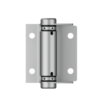 Lenlok M209,  Spring Hinge, Hold Open, Bolt Through, Pair, Satin Stainless Steel in Satin Stainless
