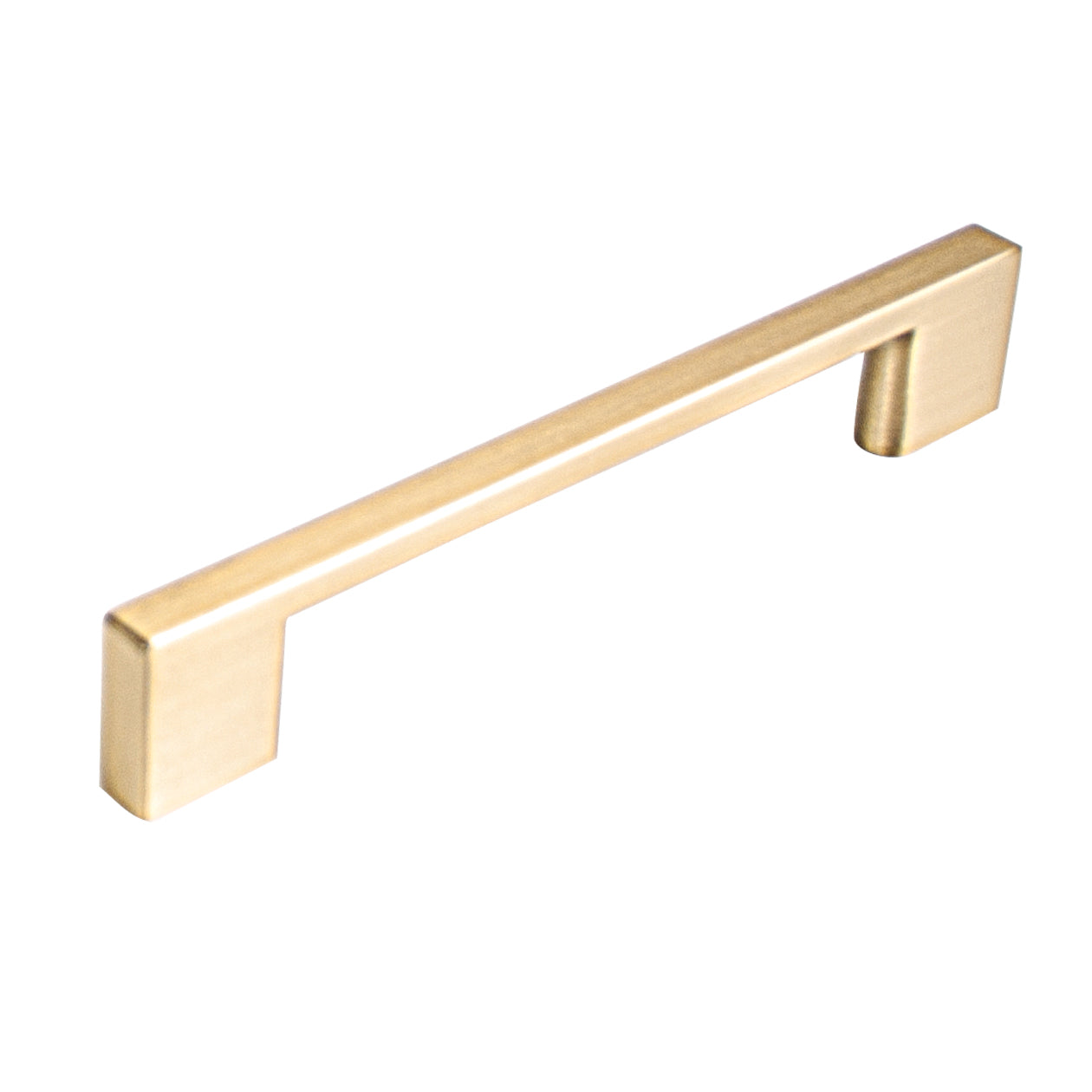 LIVORNO D HANDLE 128MM BRUSHED MATT BRASS in Brushed Matt Brass