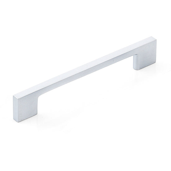 LIVORNO D HANDLE 128MM SATIN CHROME in Satin Chrome
