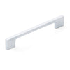 LIVORNO D HANDLE 128MM SATIN CHROME in Satin Chrome