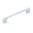 Momo LIVORNO cabinet pull handle in brushed gold finish, sleek and modern design for kitchen or furniture drawers.