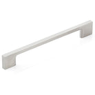 Momo LIVORNO cabinet pull handle with dark bronze finish, sleek metal design for furniture drawers and cabinets.