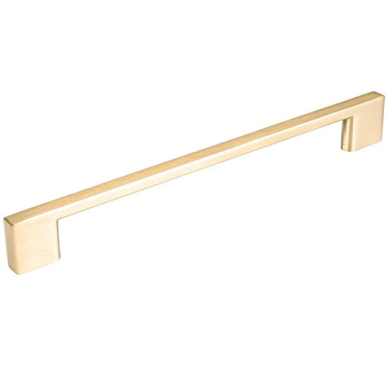 LIVORNO D HANDLE 192MM BRUSHED MATT BRASS in Brushed Matt Brass