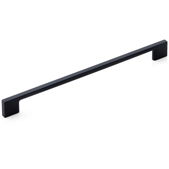 LIVORNO D HANDLE 192MM MATT BLACK in Matt Black