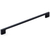 LIVORNO D HANDLE 192MM MATT BLACK in Matt Black