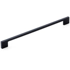 Momo LIVORNO cabinet pull handle in matte black finish, sleek modern design for kitchen or furniture drawers
