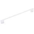 Momo LIVORNO cabinet pull handle in white finish, sleek metal design for kitchen or furniture drawers and cabinets.