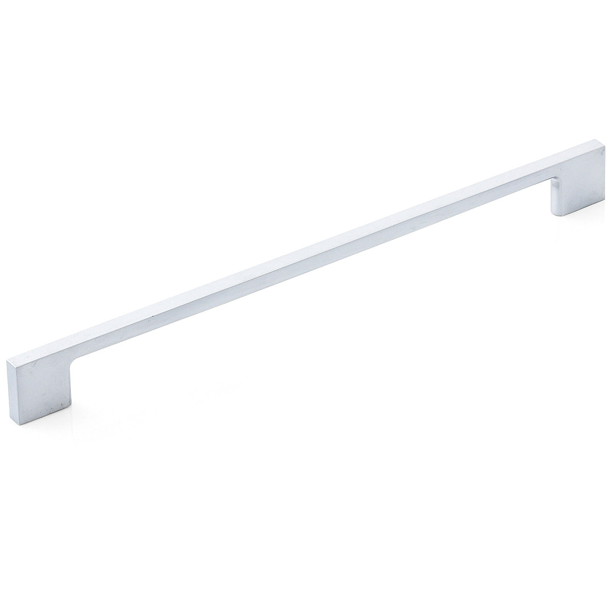 LIVORNO D HANDLE 192MM SATIN CHROME in Satin Chrome