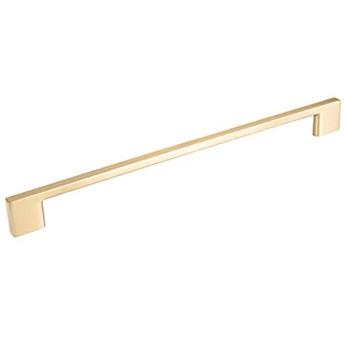MOMO HANDLES LIVORNO D HANDLE 224MM BRUSHED MATT BRASS in Brushed Matt Brass