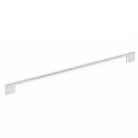 Momo LIVORNO cabinet pull handle in matte black with sleek, modern design mounted on a cabinet door.