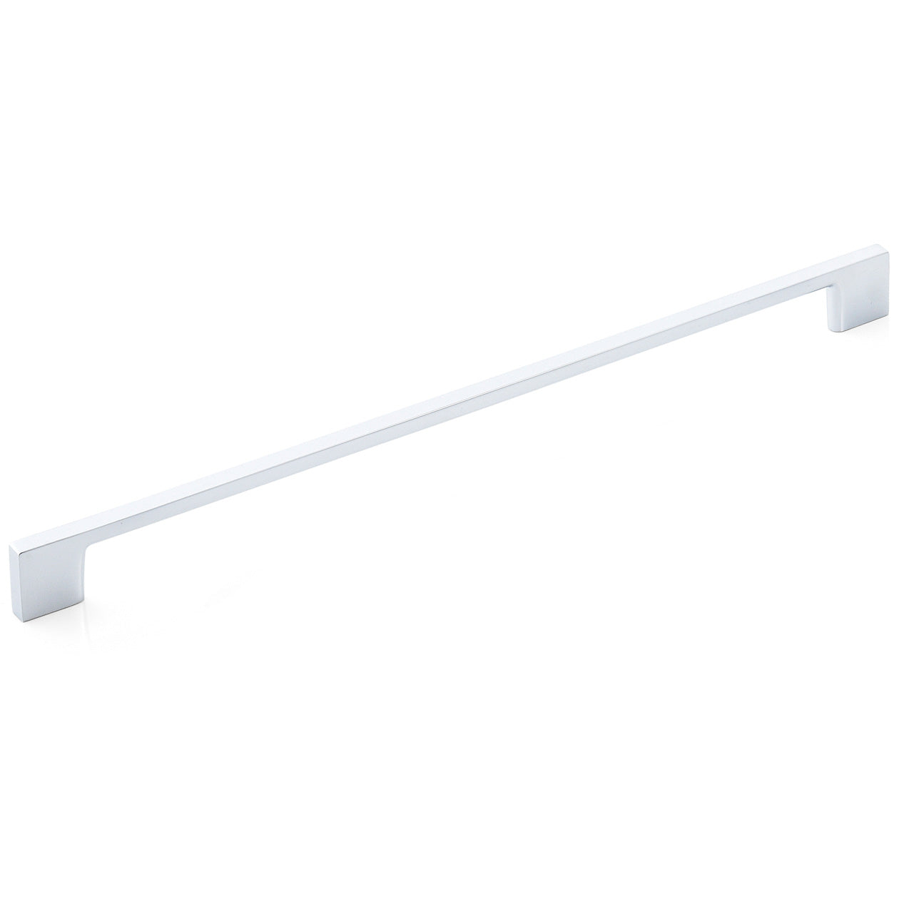 LIVORNO D HANDLE 256MM SATIN CHROME in Satin Chrome