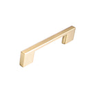 Momo LIVORNO cabinet pull handle in brushed metal finish mounted on a door or drawer.