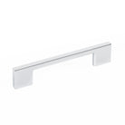 Momo LIVORNO cabinet pull handle in matte black with sleek, modern design for kitchen or furniture drawers.