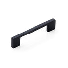 Momo LIVORNO cabinet pull handle in matte black finish, sleek modern design for drawers and cabinets.