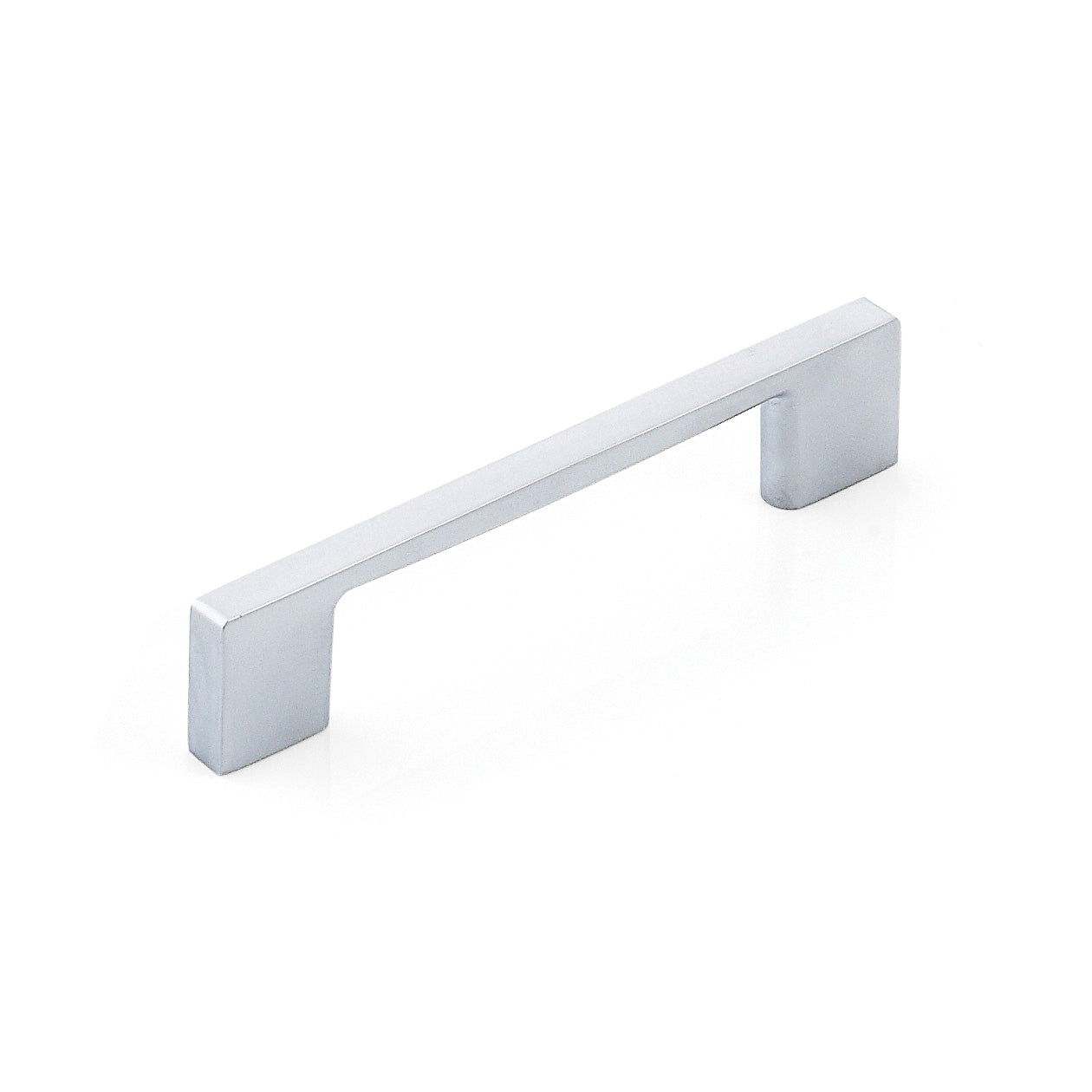 LIVORNO D HANDLE 96MM SATIN CHROME in Satin Chrome