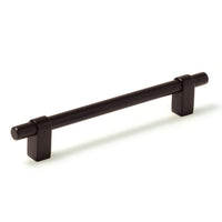 Momo MAIDA cabinet pull handle in matte black finish, featuring sleek modern design for kitchen or furniture drawers.