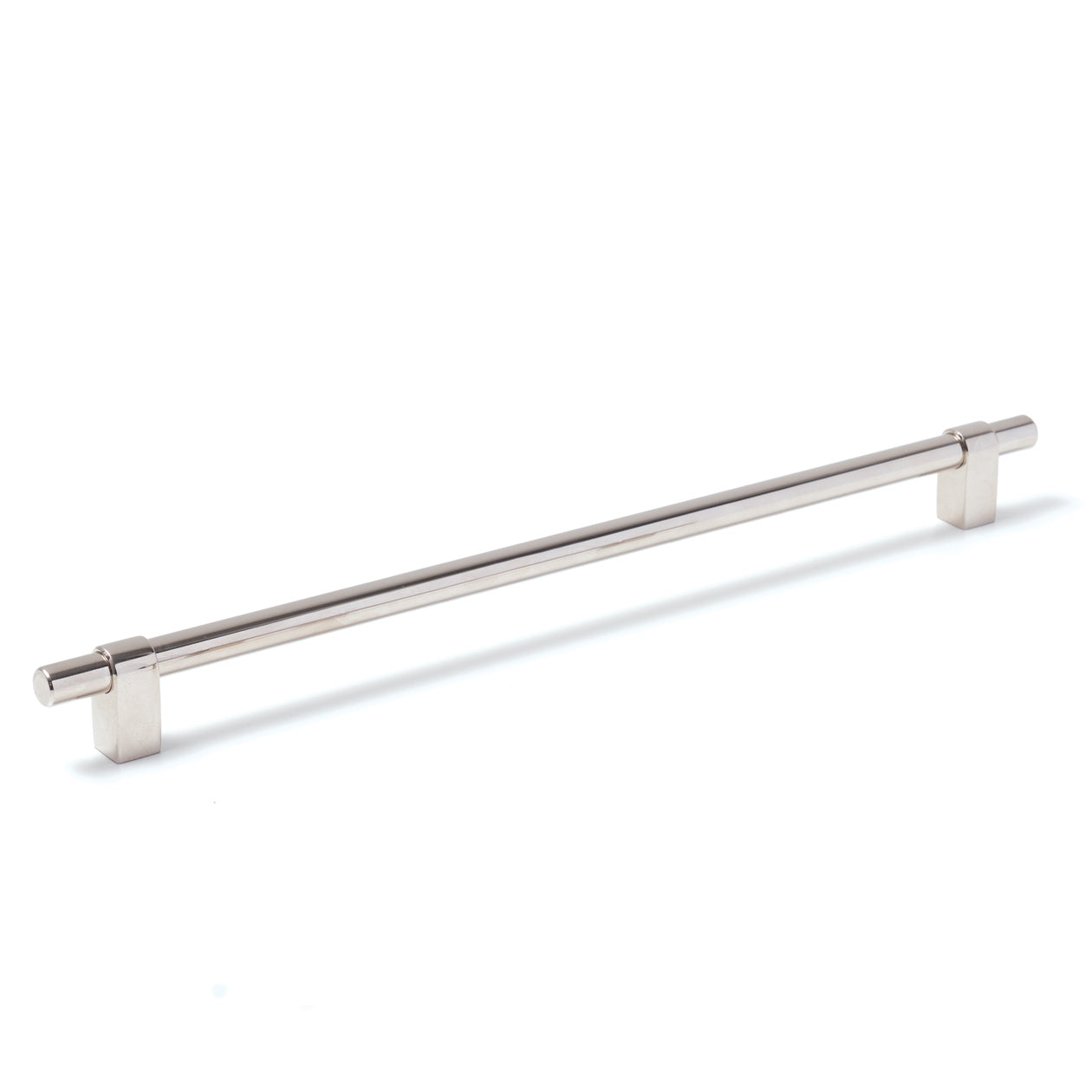 Momo MAIDA cabinet pull handle in matte nickel finish, sleek modern design for kitchen or bathroom cabinetry.