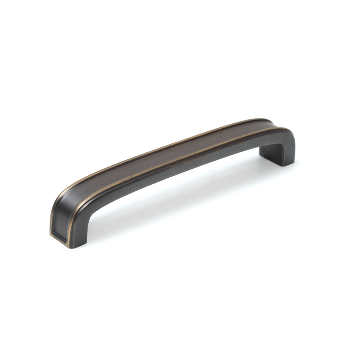 MONACO 160MM D HANDLE ANTIQUE BRASS in Antique Brass