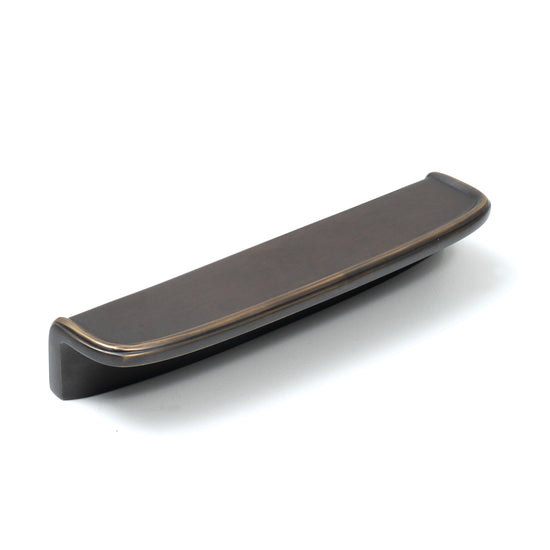 MONACO 96MM PULL HANDLE ANTIQUE BRASS in Antique Brass