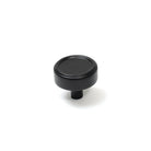 Momo Monaco Cabinet Knob in matte black finish, round metal handle suitable for kitchen or furniture drawers.