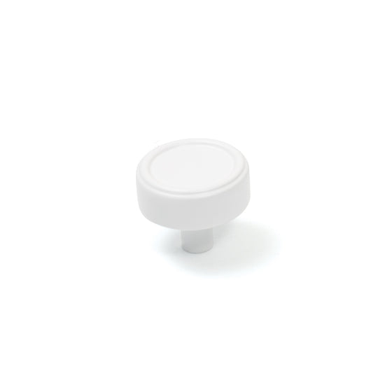 MONACO 36MM ROUND KNOB MATT WHITE in Matt White