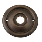 Backplate For Milled Edge Mortice Knob Pair Antique Brass D46mm in Antique Brass