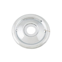 Backplate For Milled Edge Mortice Knob Pair Satin Chrome D46mm in Satin Chrome