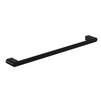 Serenity: Single Towel Rail 600mm Designer Black in Designer Black
