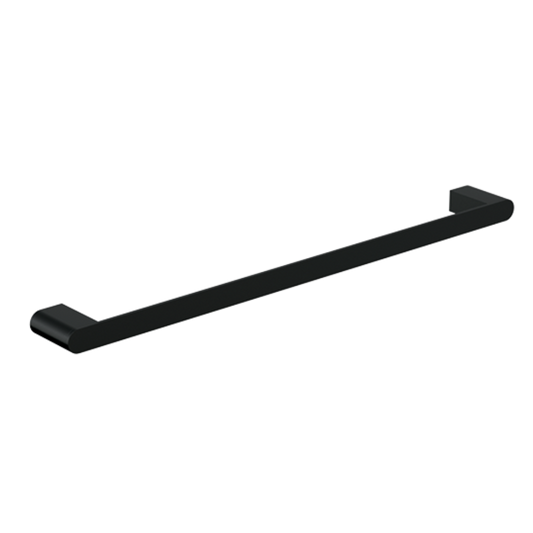 Serenity: Single Towel Rail 600mm Designer Black in Designer Black