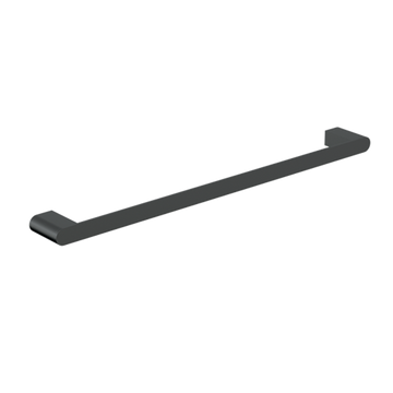 Serenity: Single Towel Rail 600mm Graphite in Graphite