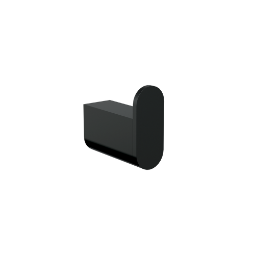 Serenity: Robe Hook Designer Black in Designer Black