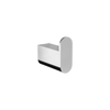 Serenity: Robe Hook Polished Stainless Steel in Polished Stainless Steel