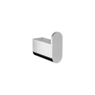 Serenity: Robe Hook Polished Stainless Steel in Polished Stainless Steel