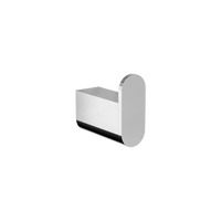 Serenity: Robe Hook Polished Stainless Steel in Polished Stainless Steel