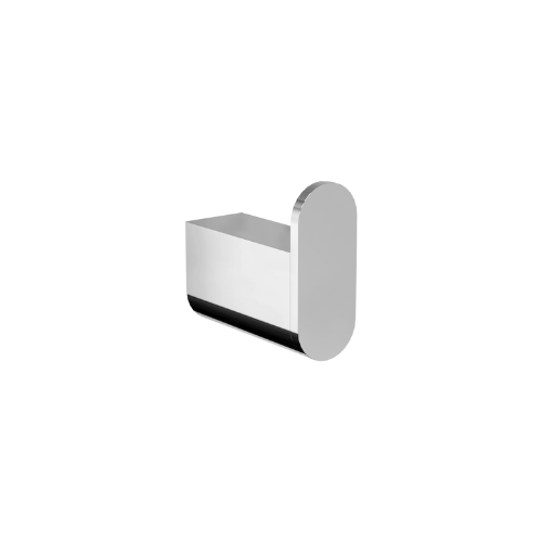 Serenity: Robe Hook Polished Stainless Steel in Polished Stainless Steel