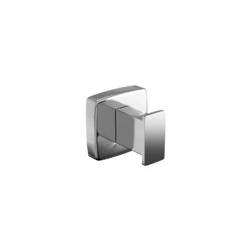 Single Robe Hook SS Bright in Polished Stainless Steel
