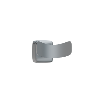Double Robe Hook SS Satin Finish in Satin Stainless