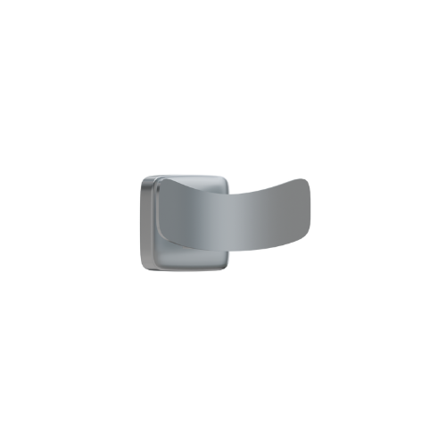 Double Robe Hook SS Satin Finish in Satin Stainless