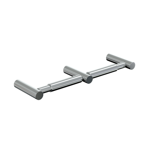 Lawson Double Toilet Roll Holder PSS in Polished Stainless Steel