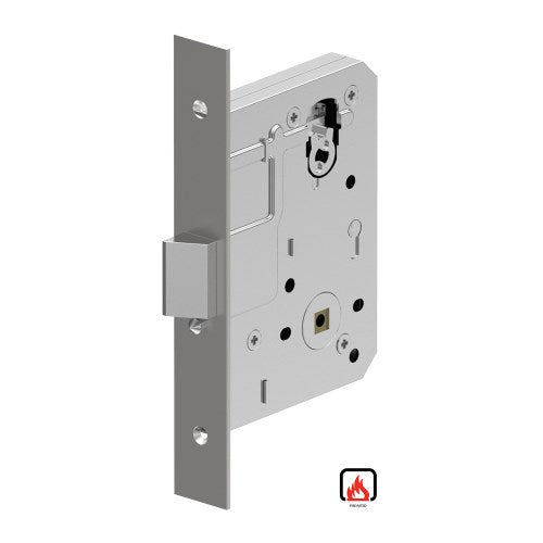 Mortice Lock Case, 60mm Backset with Anti-lockout (kick-off) as standa ...