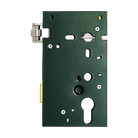 JACKSON LOCKS MORTICE ROLLER LOCK FOR USE WITH EURO CYLINDER in Brass
