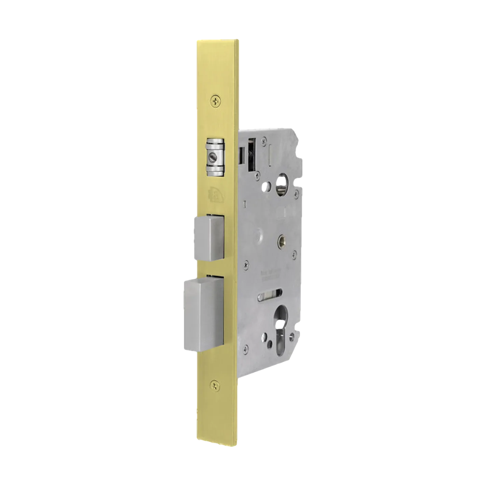 304SS myLOCK Integrated Roller/Privacy/Dead Lock PB 60mm in Satin Brass PVD